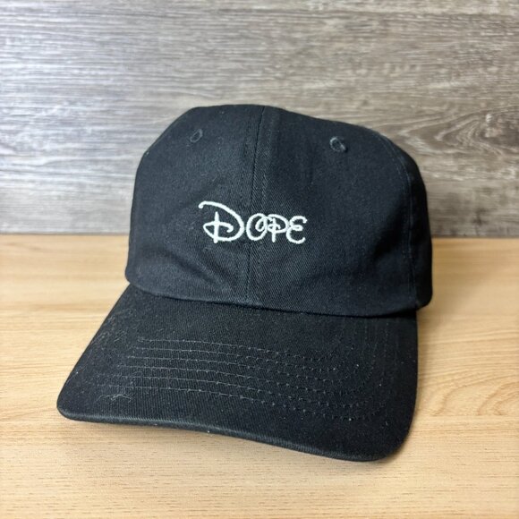 Dope Disney Hat Cap Strap Back Black One Size Adjustable - Picture 3 of 8